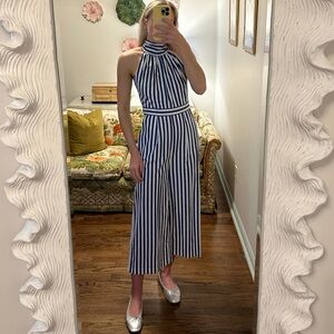 J.Crew Striped Jumpsuit